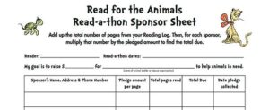 Read-a-thon Sponsor Sheet